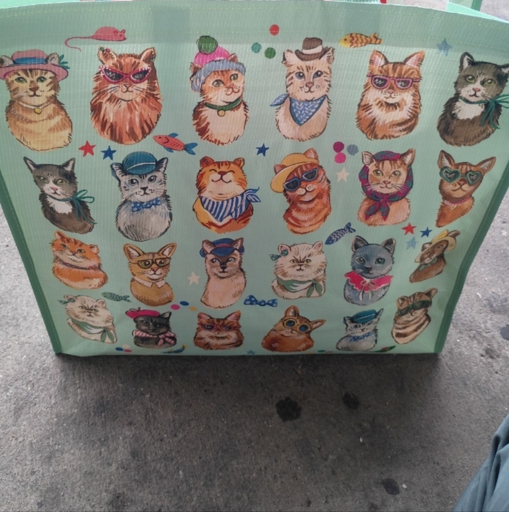TJ MAXX Cat Reusable Shopping Bags (2)
